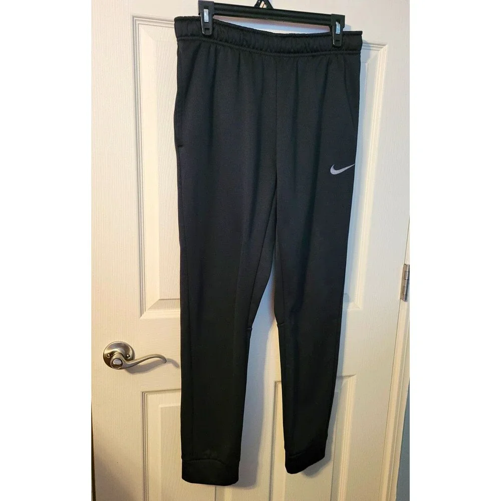 Nike Men's Therma-FIT KO 3.0 Tapered Fleece Training Pants Black Size M